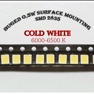 LAMPU LED/LED STRIP PART/CHIP LED PENGGANTI 100 PCS/BIJI HPL 05 3V SMD 2835 SUPER TERANG(COD)