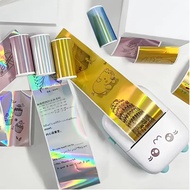 57mm * 25mm laser color sticker label thermal label, free of bisphenol A, suitable for A6 cute cat C