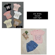 (WHOLESALE 1 SERIES get 4 PCS @104.00/setel) 31136 Imported Suit for Girls 2-5 Years