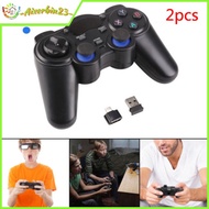 2 Pcs 2.4G Wireless Game Controller Gamepad Joystick for PS3 Android TV Box