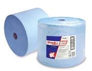 กระดาษเช็ดทำความสะอาดพื้นผิวทุกประเภทแบบม้วนใหญ่ WYPALL L 30 Ultra+ Jumbo roll  Blue Wipers 3 Ply 67
