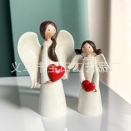 Home Angel Statue Decoration Decoration Mother's Day Gift Love Angel Mother Little Angel Baby Statue