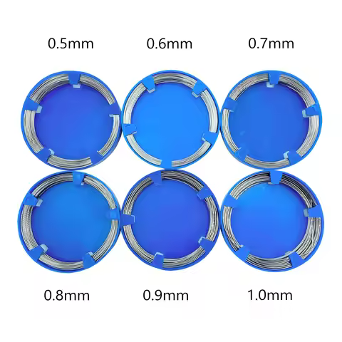 TOMENTY Dental Orthodontic Stainless Steel Arch Wire 0.5/0.6/0.7/0.8/0.9/1.0mm For Dental Arch Wire 