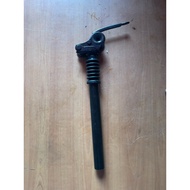 Folding suspension Seat post for E-bikes