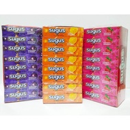 SUGUS CHEWY CANDY (ORANGE /STRAWBERRY/BLACKCURRANT) 30g x 24’s