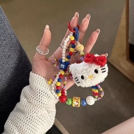 Ccd Camera Pendant Chain Phone Case Chain Hello Kitty Shock-resistant Girly Style Accessories Beaded