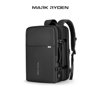 Mark Ryden Men Expandable Backpack Fit 17 inch Laptop USB Recharging Multi-layer Travel Bag YKK zipp