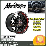 MONSTERIMS RIM 4X4 MOR-10 VIVA OFF ROAD RIM 4WD RIM ORIGINAL MOSTERIMS 16 17 18 20 Inch 6x139.7 6x11