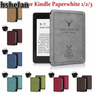 HSHELAN 6 inch E-Reader Smart , Shockproof Funda DP75SDI Protective Shell, Elk PU Leather Soft Retro