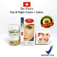 Dr Pure Day and Night Cream 50gm free brightening Soap rice Milk