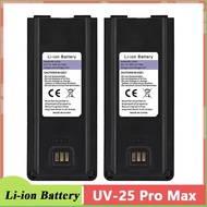 Baofeng UV-25 Pro Max Li-ion battery original BL-UV25 Type-C charging BF-X5 UV-25L two way radio acc