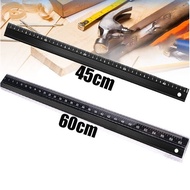 Multifunctional Anti-Slip Aluminum Alloy Straight Ruler For Marking Safety Cutting Ruler 30CM 45CM 6