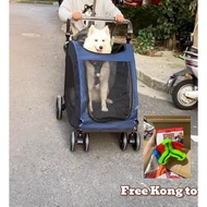 large pet stroller for big dog up to 50-60kg
