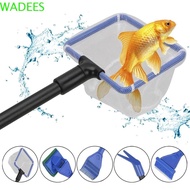 WADEES Aquarium Tank Clean Set, Adjustable With Long Handle Fish Tank Glass Cleaning Brush, Portable Multifunctional 5 in 1 Aquarium Cleaning Tools Kits Fish Tank Glass Clean