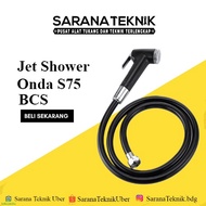 HITAM Jet Shower Onda S 75 BCS Black // BIDET TOILET Seat Shower/BIDET Shower/Onda BIDET Shower