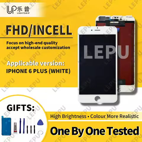 AAA++ Incell LCD for iphone 6PLUS 3D Touch Digitizer Assembly iphone 6 Plus FHD LCD A1522 A1524 Repl
