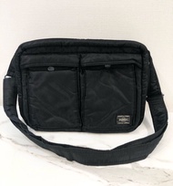 PORTER TOKYO TANKER 肩背包 (黑色、日本製）