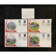 2003 Great Britain Regional- Wales Wales Regional Definitive 2003 Issue On First Day Covers