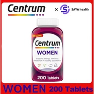 Centrum Women Multivitamin Mineral Supplement Complete Nutrition With Calcium Tablets be