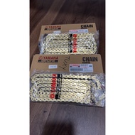YAMAHA CHAIN 428H ORING GOLD 428 O RING CHAIN RANTAI ORING 428 RANTAI YAMAHA O RING RANTAI 415 132 C