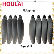 HOULAI Folding Propeller Blades, Plastic Black Remote Control Drone Parts, Universal 58mm/66mm Quadc