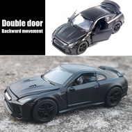 Gtr Pull-back Model Car With Openable Doors 1:36 12cm Alloy Car Model Metal Diecast Toy Vehicle S3j4