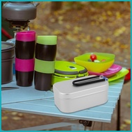 Thermal Lunch Box Kids Aluminum Lunch Box Leak-Resistant Lunch Box Aluminum Salad Container Camping 