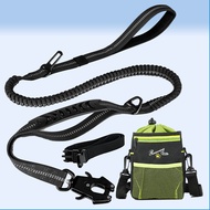 1 Sets Heavy Duty Tactical Bunge Dog Leash & Treat Training Pouch 3 Ways to Wear4-6FT No Pull Dog Le