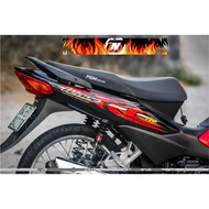 Tem 3 lớp Wave 110 mẫu thá¡ đỏ đen 2025 HOT