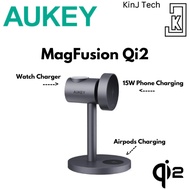 AUKEY LC-MC311 MagFusion Qi2 3-in-1 Wireless Charging Station