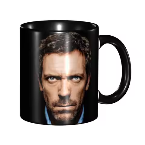 House MD Dr Gregory House Gift Mugs for Friends Novelty Tea Cup Christmas Present for Office