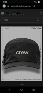 Goopimade Subcrew 黑色 Utility Cap