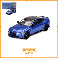 Mini GT 1:64 BMW M4 Competition G82 Portimao Blue MGT00845-R Diecast Vehicles