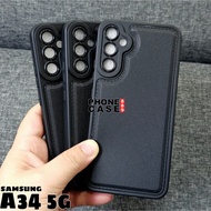 SAMSUNG A34 5G CASE LEATHER PRO BLACK CASE BLACK SAMSUNG A34 5G
