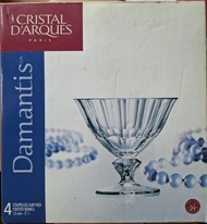 Cristal d'Arques Damantis 腳杯