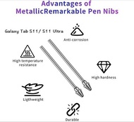 Galaxy Tab S11 / S11 Ultra S Pen-Titanium Alloy Replacement Nibs  – Exclusive Fit for Latest 2025 S 