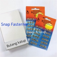 Butang Katup/ Snap Fasterner 9mm #1/ Snap Button