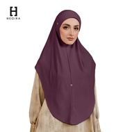 HEGIRA SO - MARJAN TWILL LOT 2 | PLAIN SLIP ON (INSTANT HIJAB) >> HIJAB IBADAH
