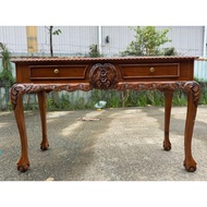 meja console kayu jati/console table living room kayu jati
