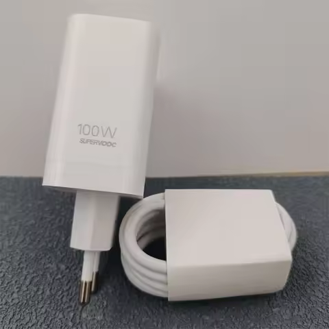 Realme 100W SuperVooc Charger Fast Charging Adapter 10A USB C Cable For Realme 14 13 12 Pro+ GT 7 6 