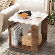 ABOUT SPACE Wooden Center Table, End Sofa Side Table, Bedside Table, Corner Coffee Table with Solid