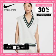 Nike Womens Sportswear Hip Length Vest - Sail [IM7483-133]