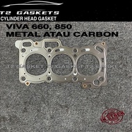 PERODUA VIVA 660, 850 CYLINDER HEAD GASKET METAL ATAU CARBON