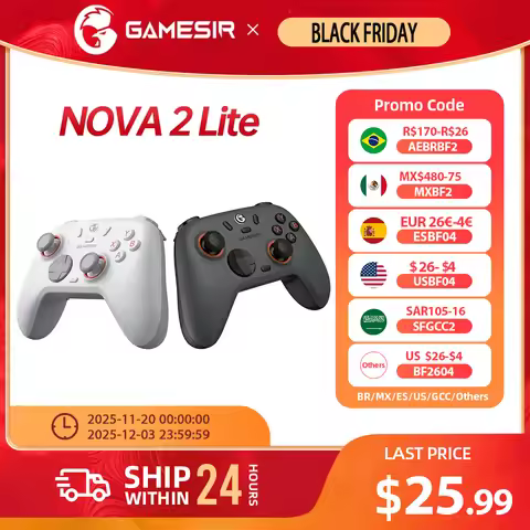 GameSir Nova 2 Lite Multi-Platform Wireless Game Controller for Switch, PC, Android and iOS