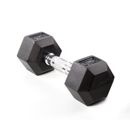 Hexagonal Rubberized Dumbbells 6kg (6kg/Weight Training/Biceps/Squat/Grip Push/Volt Frame)