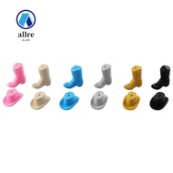 ALLRE Cowboy Boots Beads, Silicone Mix color Cartoon Cowboy Boots Decor, Crafts Supplies Cowboy Hat 