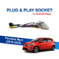 [PLUG AND PLAY] Android Player Casing with Socket - Perodua Alza/Axia/Aruz/Bezza/Myvi/Kancil Kelisa/Kenari/Viva