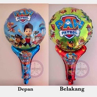 Ouwarehouse balon pentung PAW PATROL - balon foil pentungan motif paw patrol - balon stick paw patro