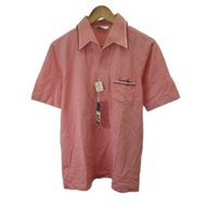 Arnold Palmer Nol Polo Shirt pocket Red Open collar Short sleeves Direct from Japan Secondhand