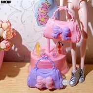 SIRENU 1/6 Doll Accessories, 5 Styles Plastic Doll Handbag,  Fashion Doll Purse Accessories Doll Acc